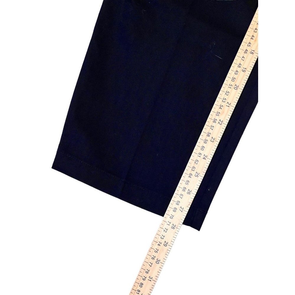 DOCKERS NEW 36x29 (28) Mens Black Comfort Waist Khaki Pleated Dress Pants NWT - Picture 6 of 11